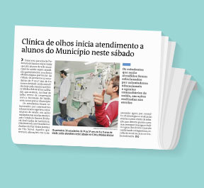 Clínica de olhos inicia atendimento a alunos do Município