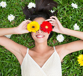 Cuidados com seus olhos na primavera.