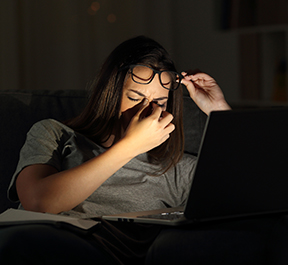 Dificuldades para enxergar à noite