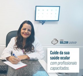 Cuide da sua saúde ocular com profissionais capacitados.