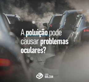 A poluição pode causar problemas oculares?